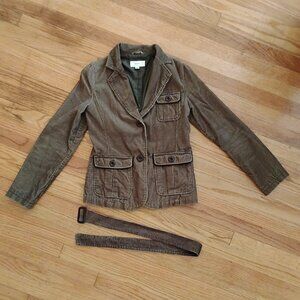 Army Green Merona Corduroy Jacket XS